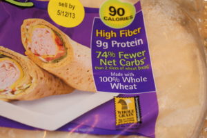 Flat Out wraps ... "100% whole wheat" is a good thing!