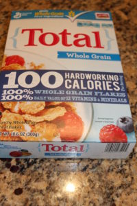 Total ... "100% whole grain flakes" on the front...