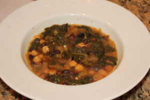 1 serving of soup, pre-toppings