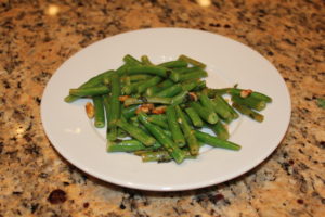 lemon-thyme green beans