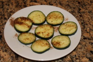 chaat masala on cucumber 2