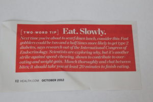 eating quickly leads to diabetes