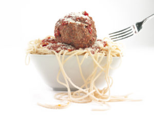 Enough pasta for the family...