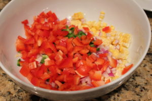 corn, jalapenos, pepper, onion