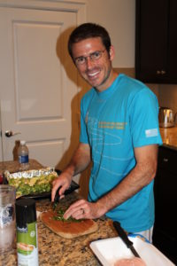 kevin helping with basil