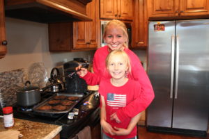 megan and shannon cooking helper