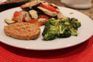 summer vegetable  bake dinner