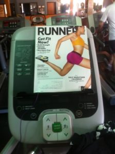 magazine at gym