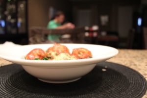 spaghetti squash with kev in the background