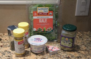 healthy kale artichoke dip ingredients