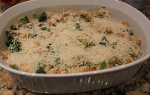 add parmesan and panko