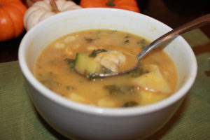 fall harvest soup close up