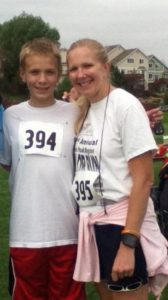 katie and brendan running