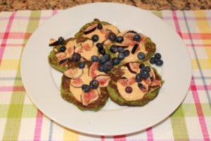 spinach cauliflower pancakes