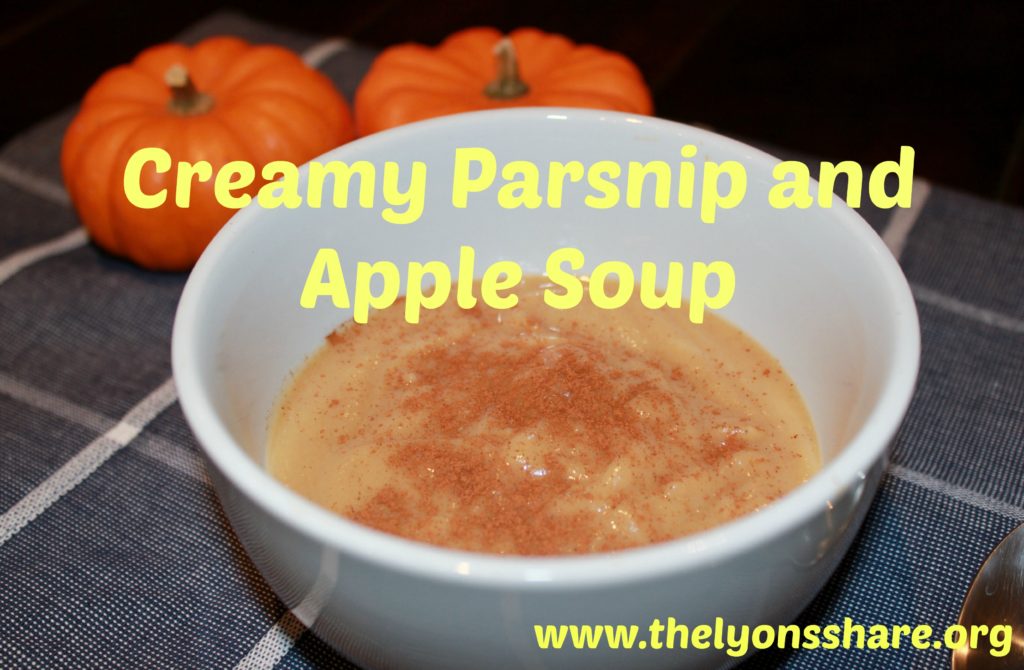 Creamy parsnip and apple soup2 The Lyons' Share