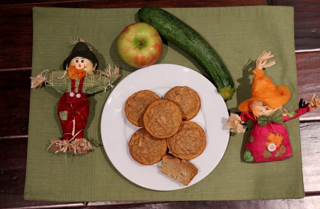 zucchini apple muffins 3