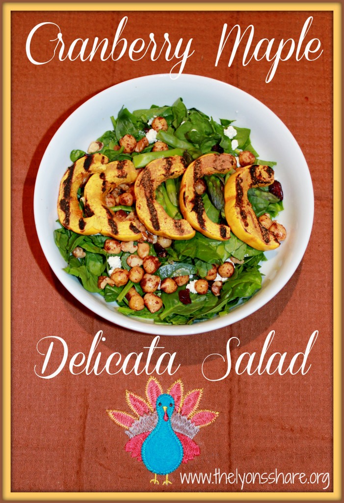 Cranberry Maple Delicata Salad The Lyons' Share