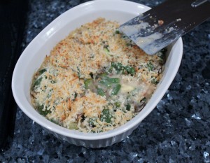 Healthier Thanksgiving Green Bean Casserole 4