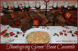 Healthier Thanksgiving Green Bean Casserole - The Lyons Share