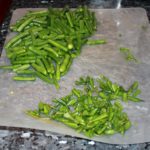 chopped green beans