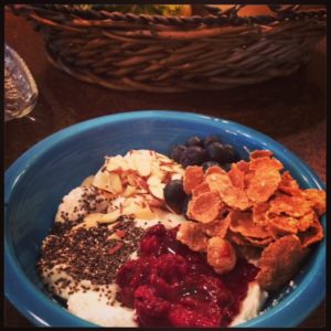 yogurt breakfast