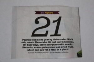 don't skip meals to lose more weight