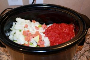veggies in crockpot