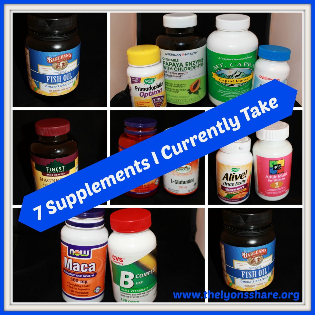 7 supplements I currently take