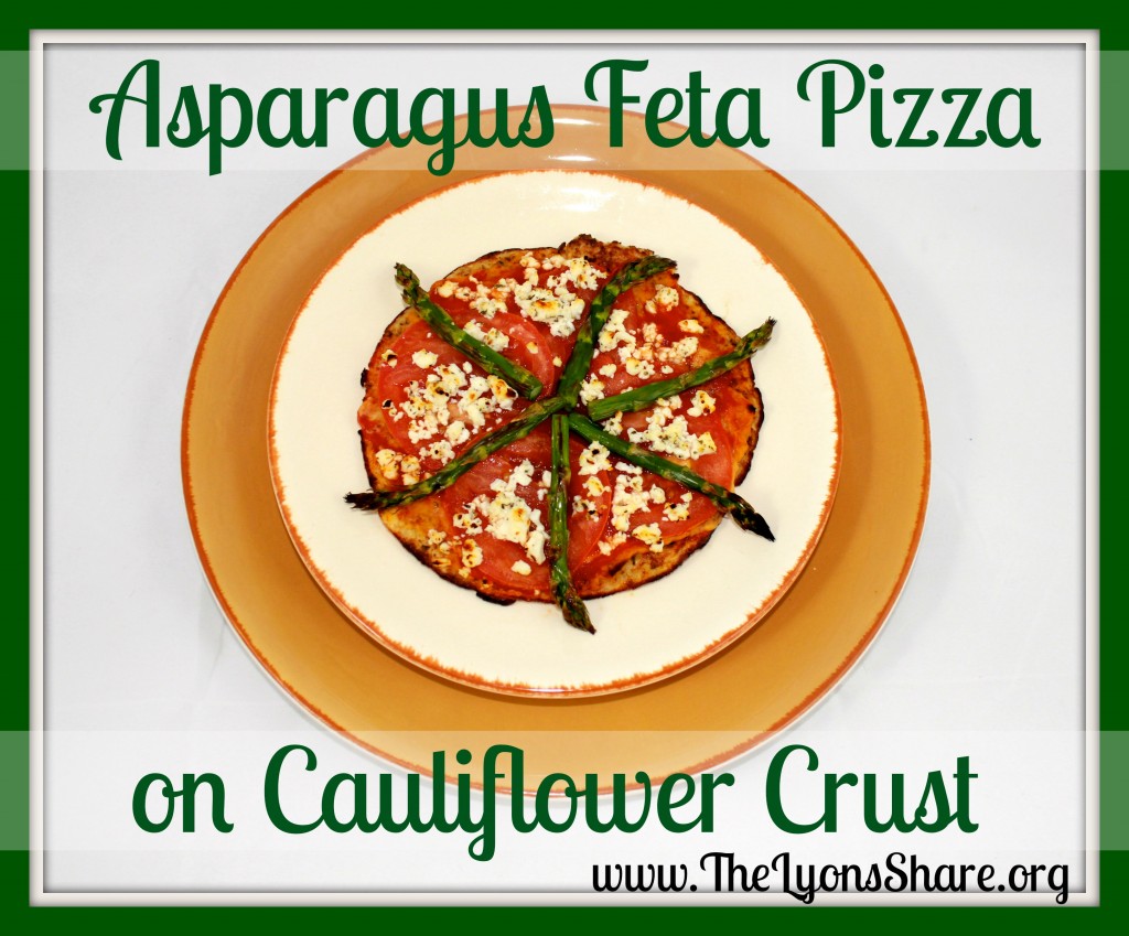 Asparagus Feta Pizza