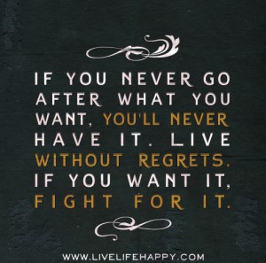 fight for what you want