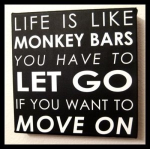 life is like monkey bars