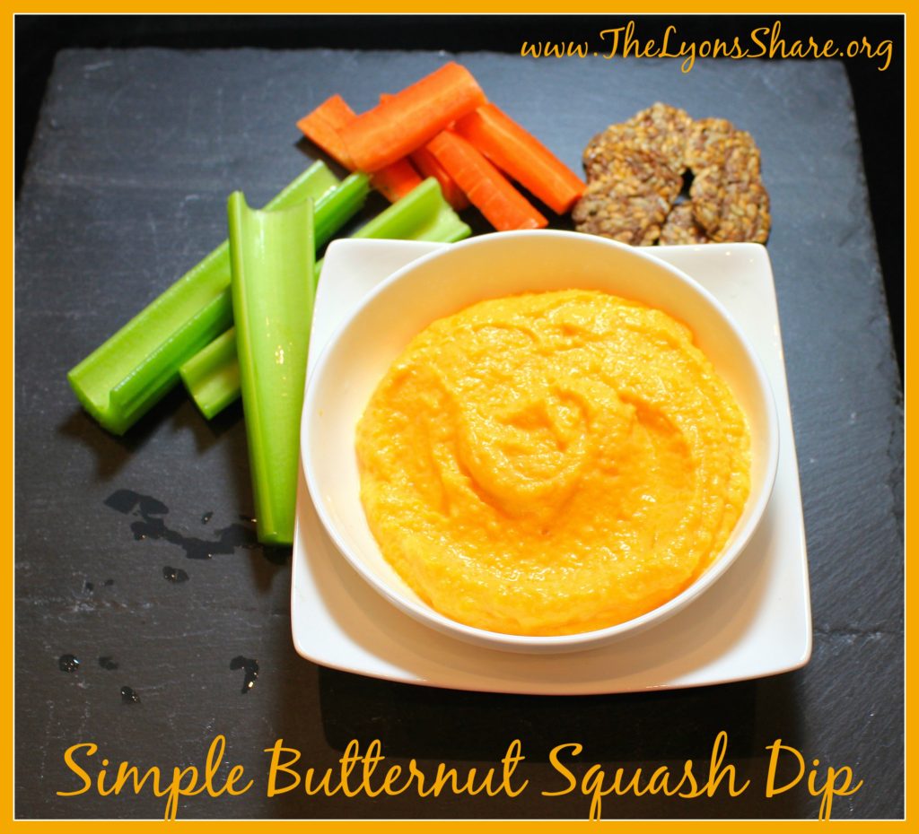 Simple Butternut Squash Dip from The Lyons Share