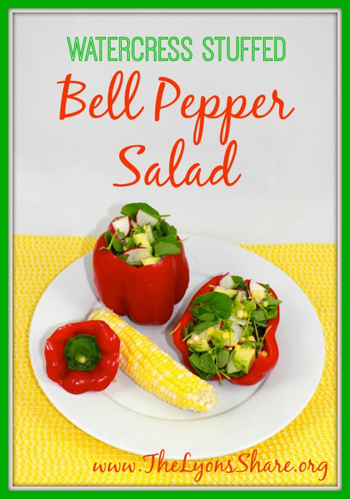 Watercress Stuffed Bell Pepper Salad The Lyons Share