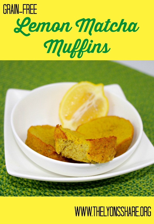 Lemon Matcha Muffins The Lyons Share 2