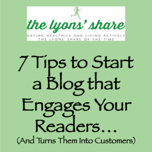 the lyons share blogging cover