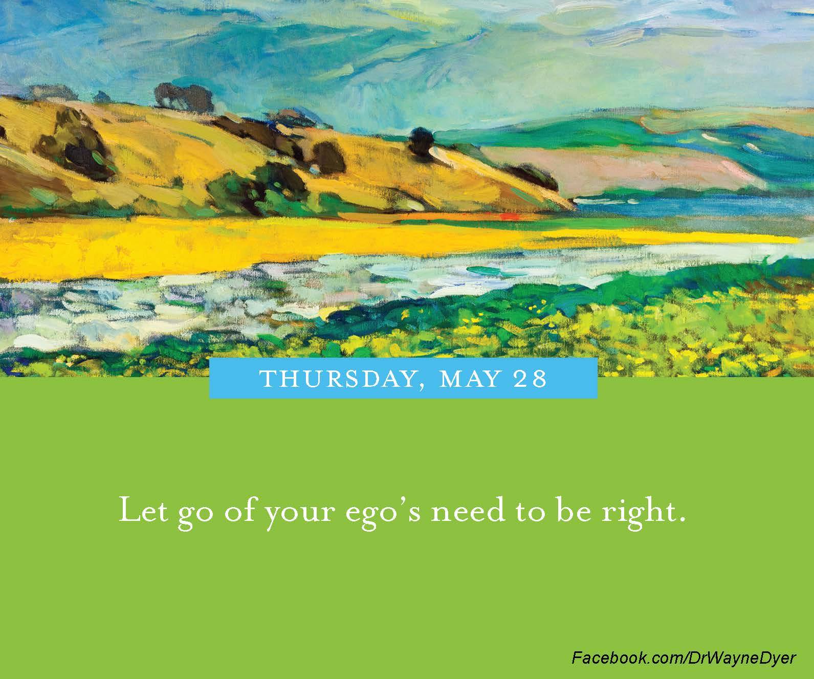 dr wayne dyer quote let go of ego