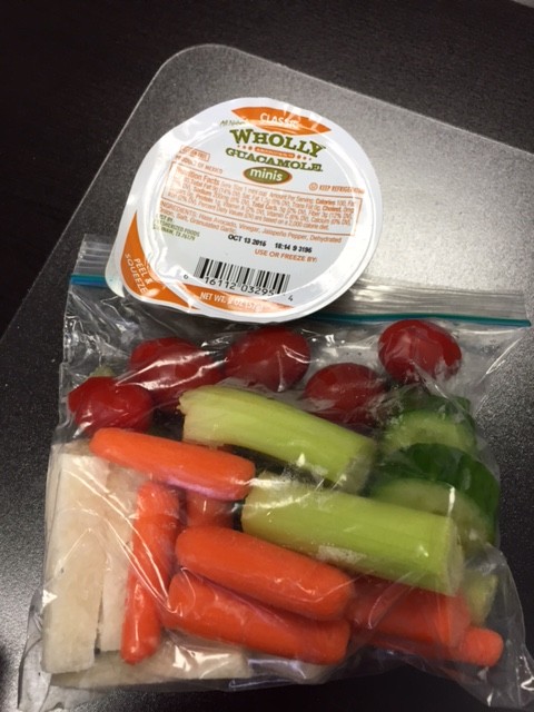 veggie pack and wholly guacamole