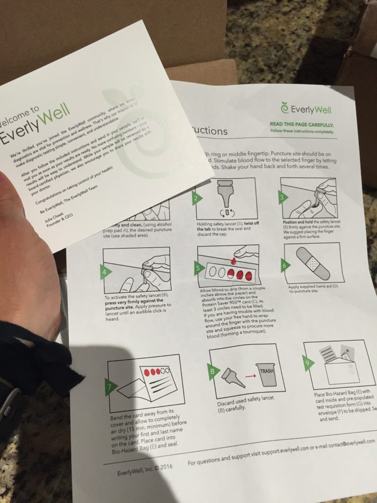 everlywell instructions