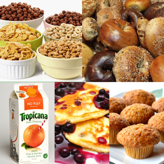 high carb breakfast