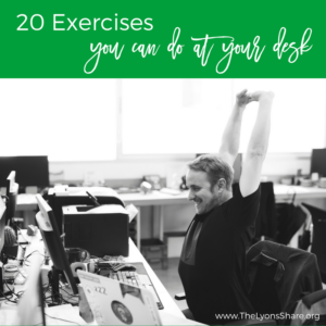 20 exercises you can do at your desk