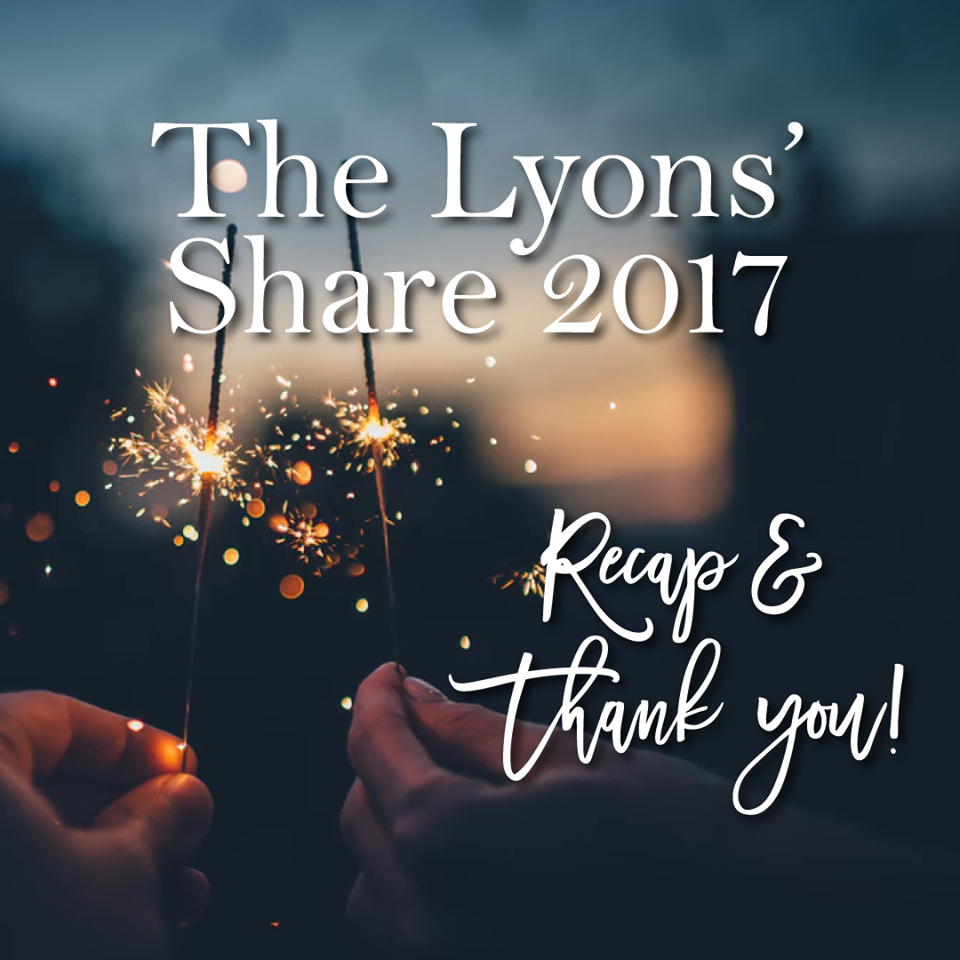 2017 recap video the lyons share