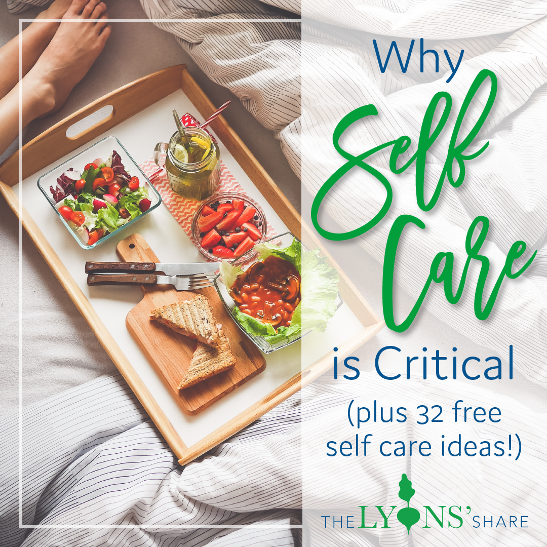 Self Care Blog Why self care is critical