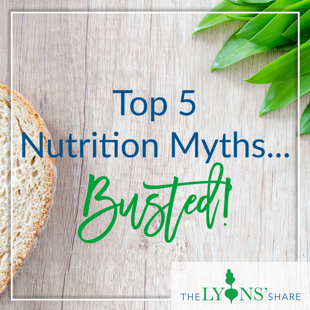 top nutrition myths