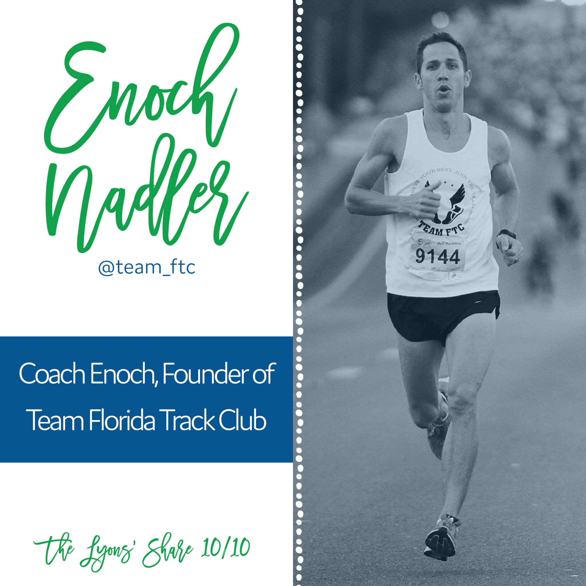 Simple Habits for Lasting Health & Fitness with Coach Enoch Nadler, Founder of Team Florida Track Club