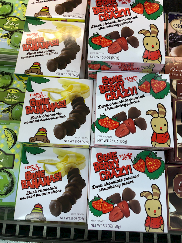 Trader Joe's Frozen Chocolate Dipped Fruit