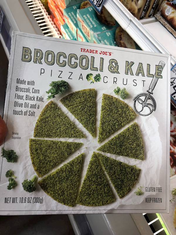 Trader Joe's Broccoli and Kale Pizza Crust