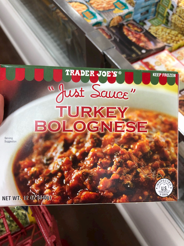 Trader Joe's Turkey Bolognese