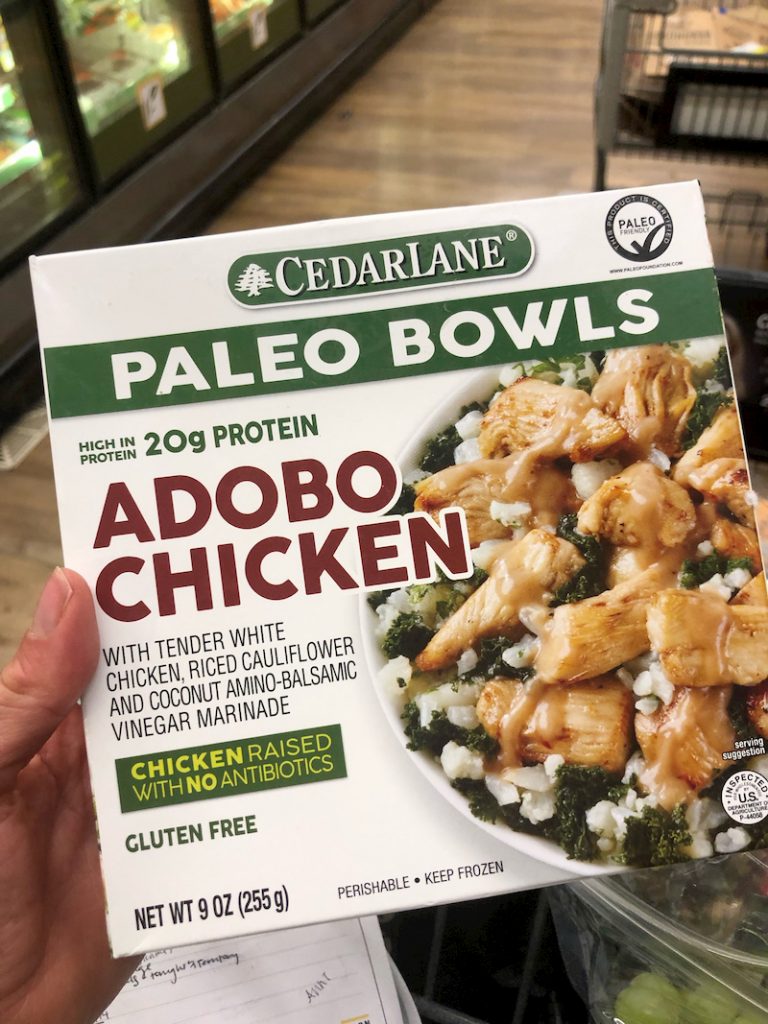 Cedar Lane chicken adobo paleo bowl