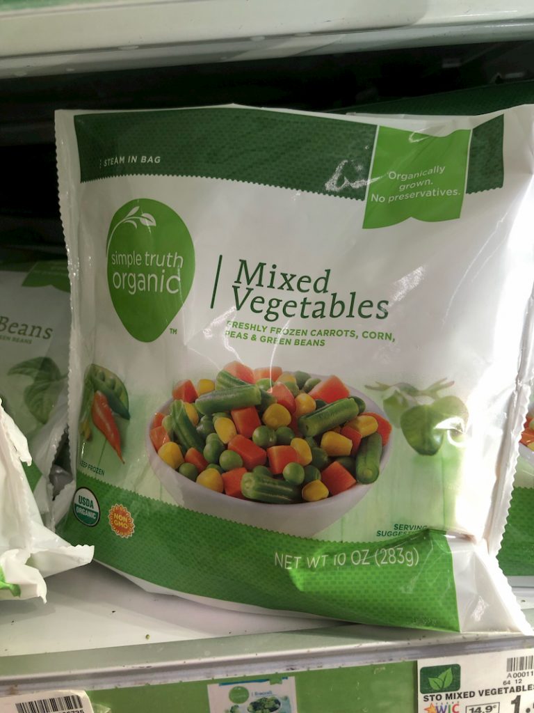 Kroger frozen veggies