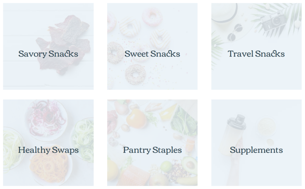 There are so many healthier grain-free options available – from breads to crackers to pastas and more.  See my Megan Recommends page for some of my favorites!